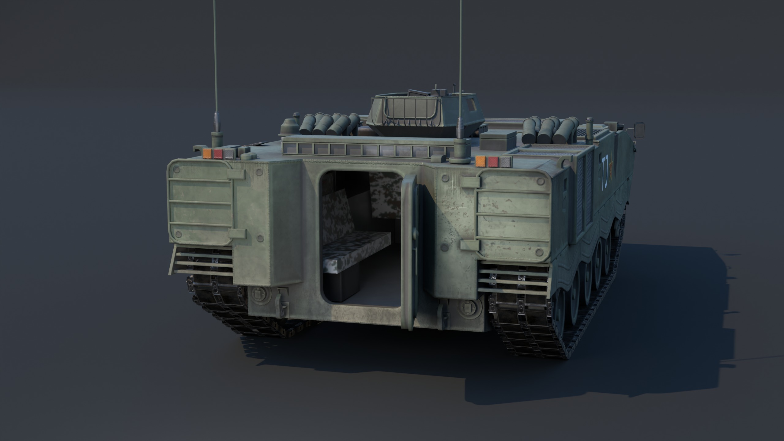 ZSD-89A APC Low-poly 3D model_4