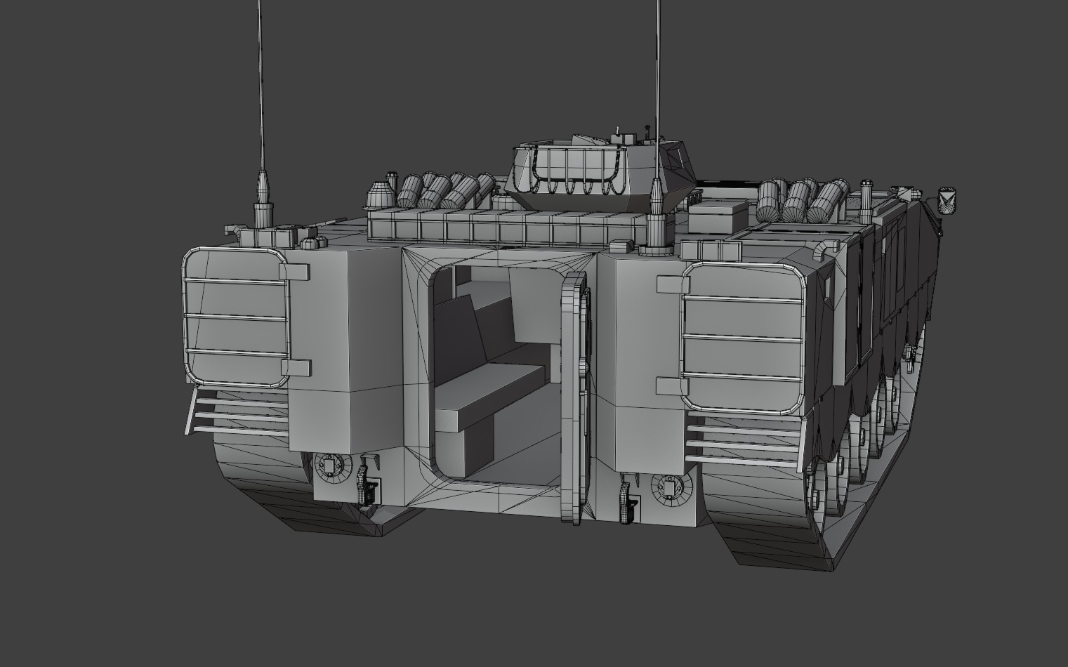 ZSD-89A APC Low-poly 3D model_12