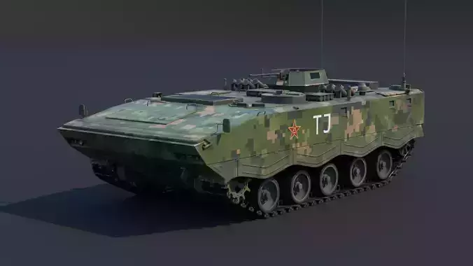 ZSD-89A APC Low-poly 3D model