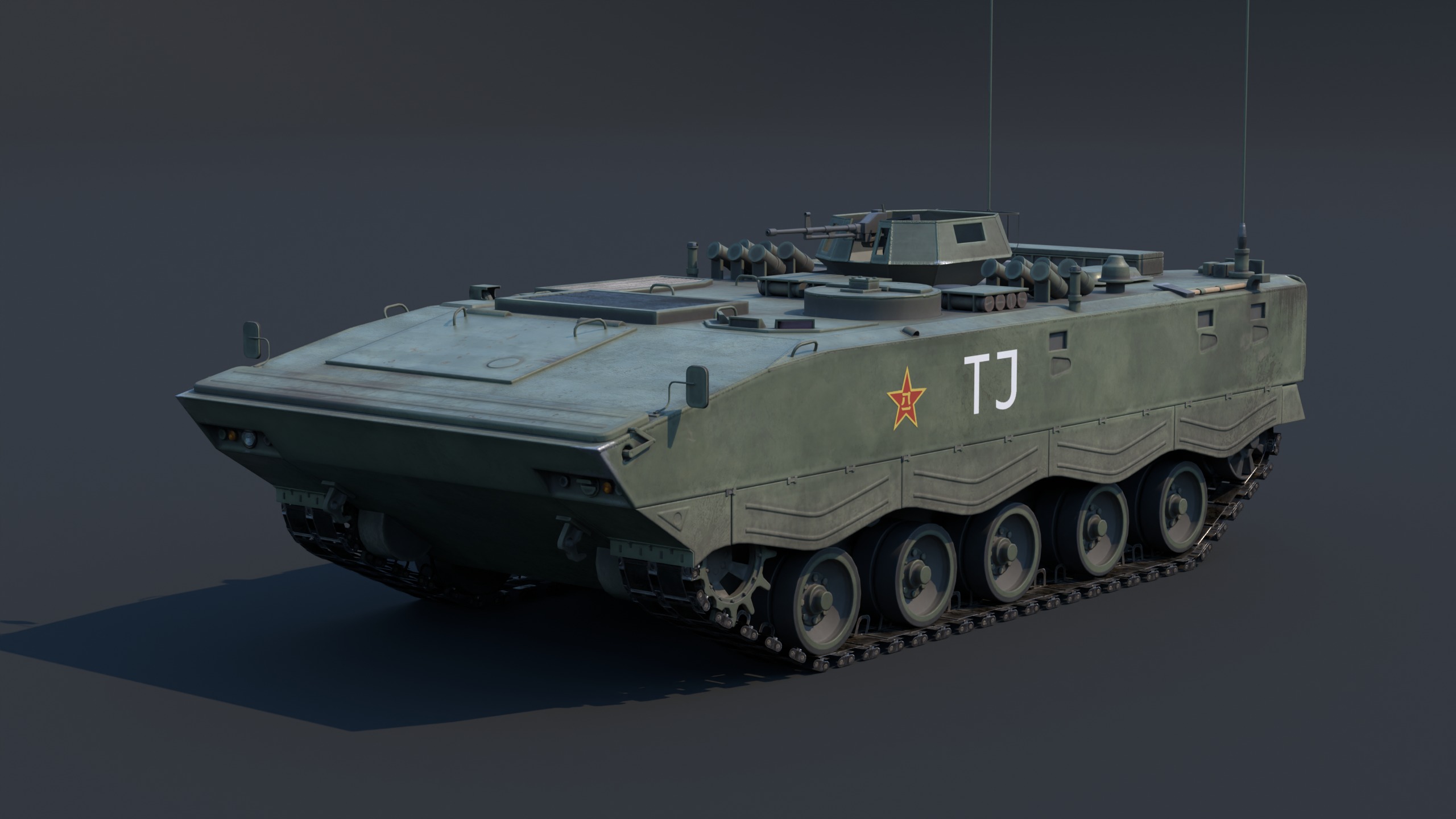 ZSD-89A APC Low-poly 3D model_3