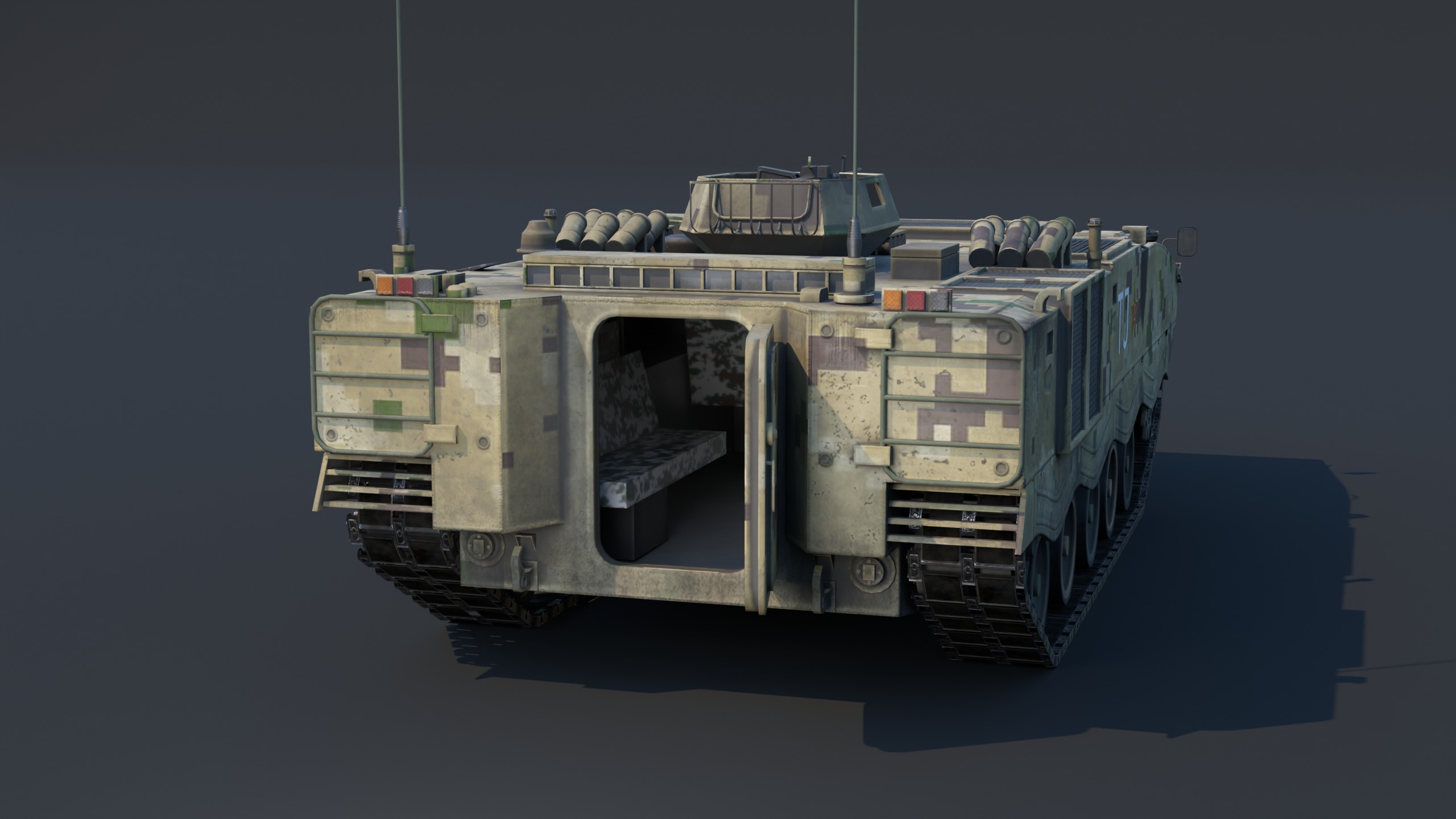 ZSD-89A APC Low-poly 3D model_6