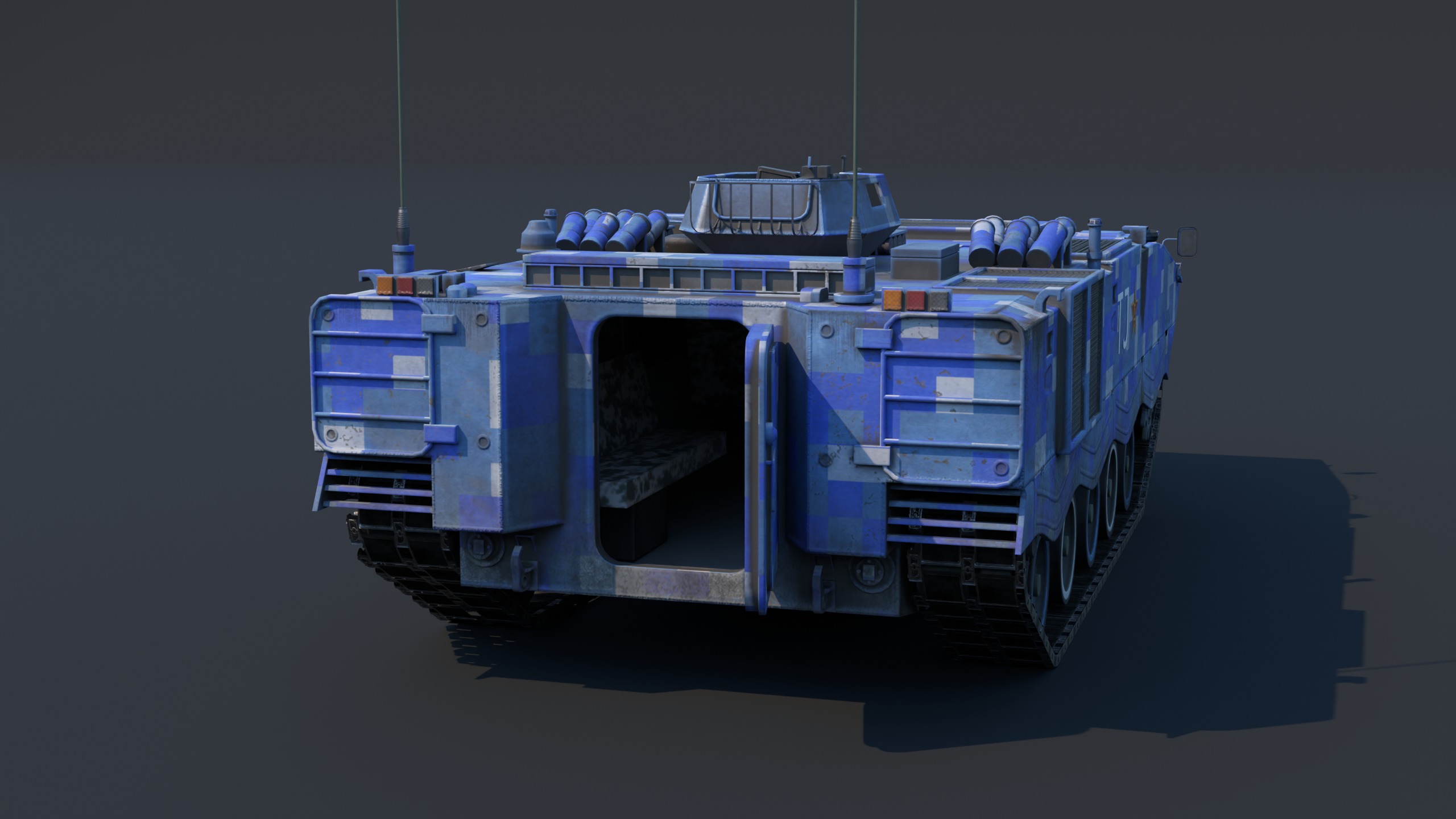 ZSD-89A APC Low-poly 3D model_10
