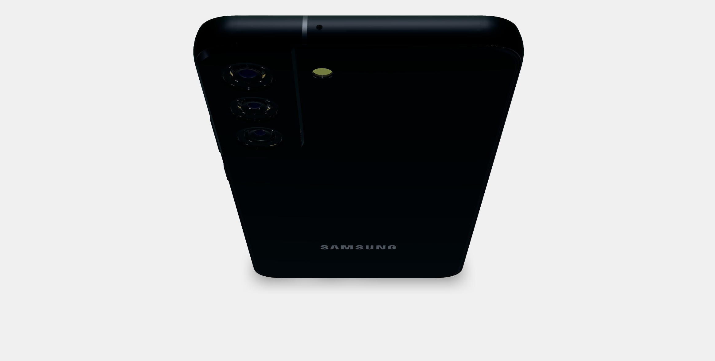 Samsung Galaxy S225G Fantom Black 3 Low-poly 3D model_5