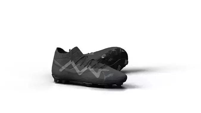 Football Boots Low-poly 3D model