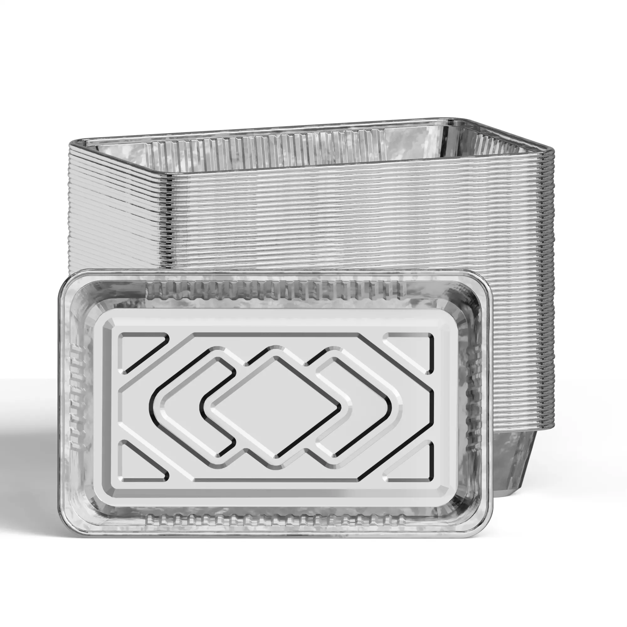 Disposable Aluminum Foil Paper Pan 3D model