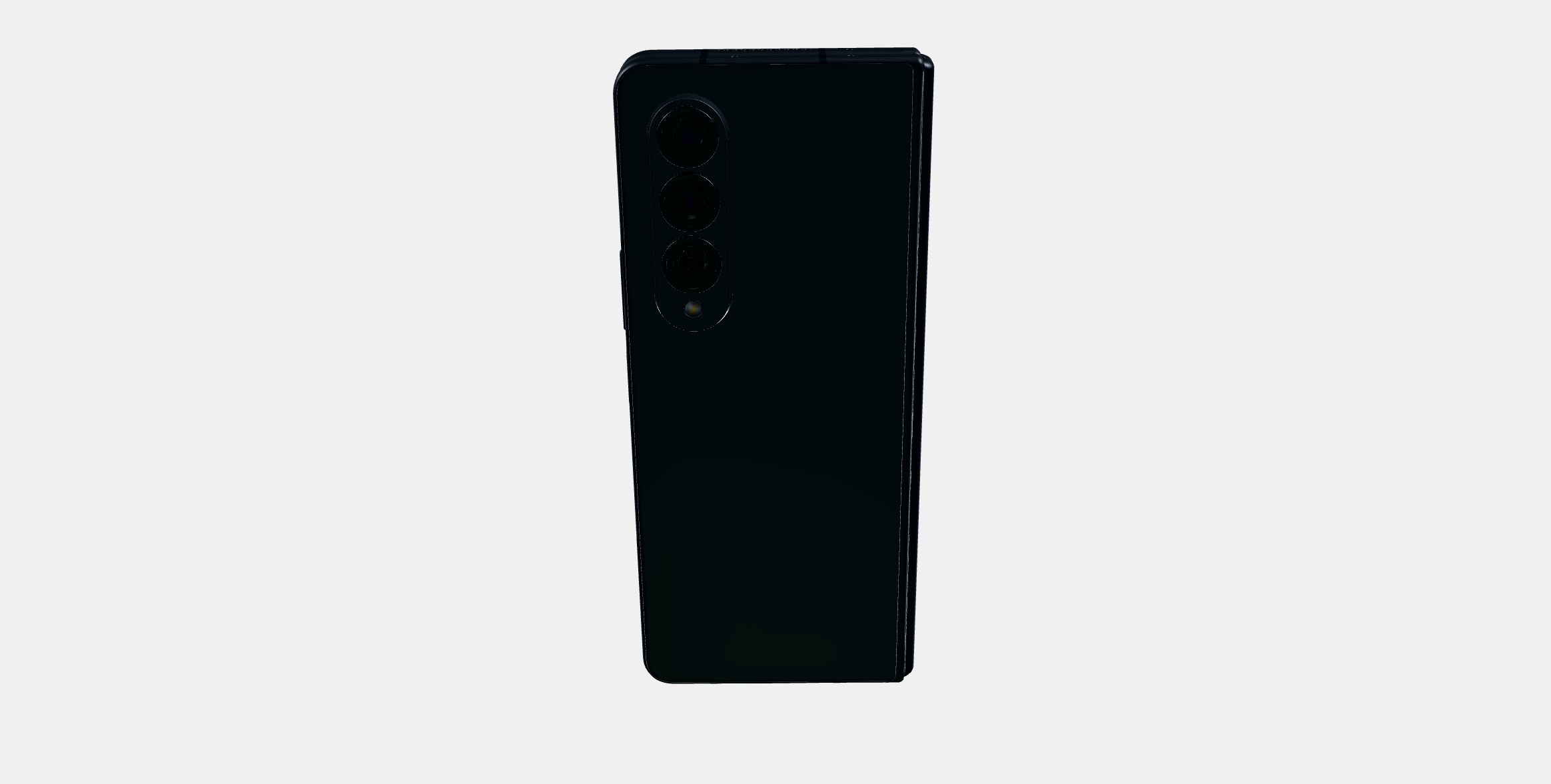 Samsung Galaxy Z Fold4 Black 2 Low-poly 3D model_6