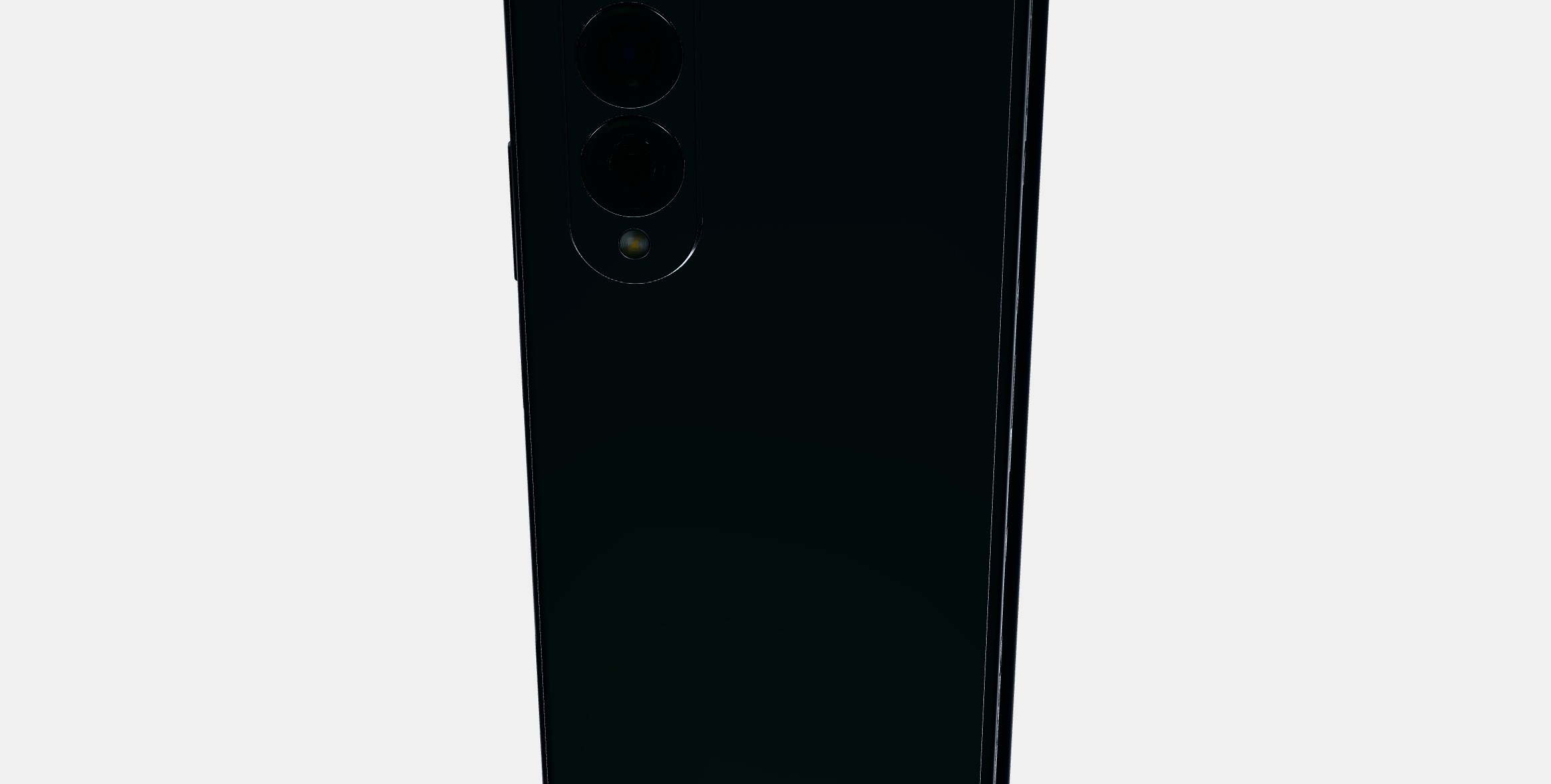 Samsung Galaxy Z Fold4 Black 2 Low-poly 3D model_7