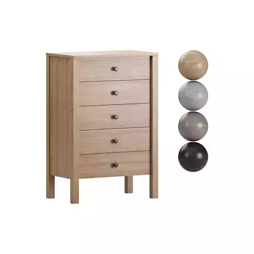 Calistoga 5 Drawer Tallboy Dresser