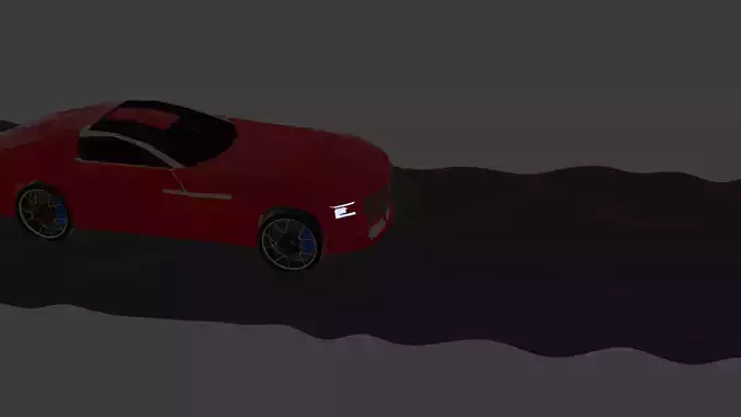 Mercedes benz maybach vision 6 redesign Low-poly 3D model
