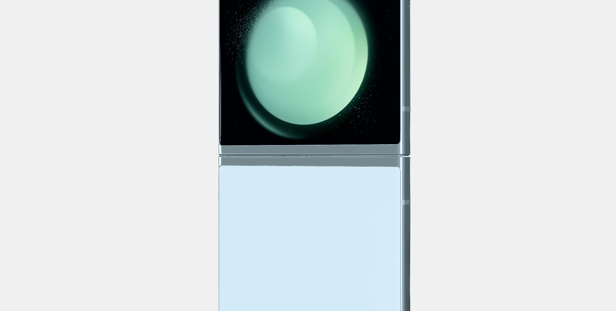 Samsung Galaxy Z Flip Mint 1 Low-poly 3D model_5