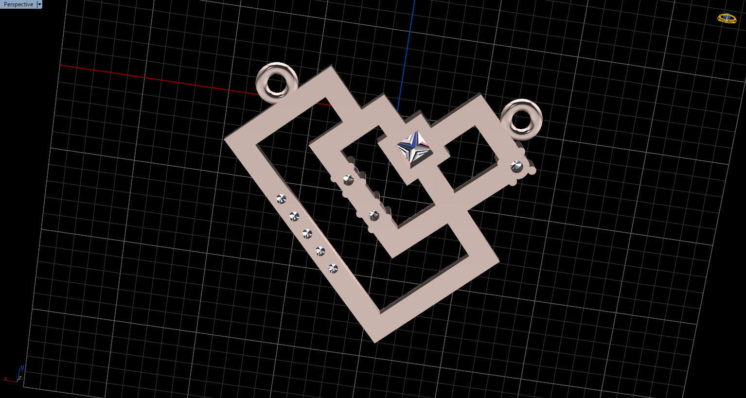 Formluxe with Prince Diamond and Round Diamonds 3D print model_46