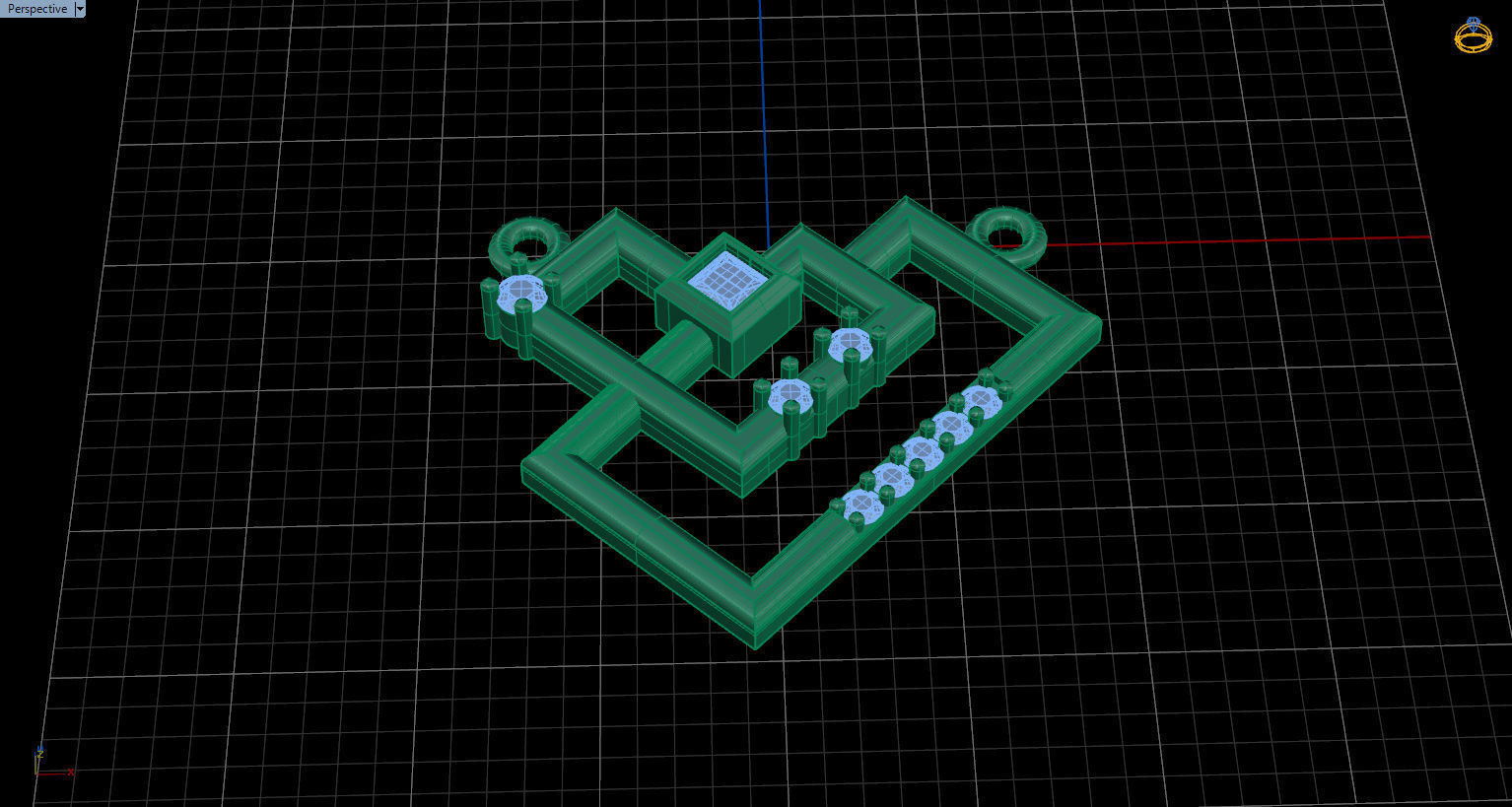 Formluxe with Prince Diamond and Round Diamonds 3D print model_19