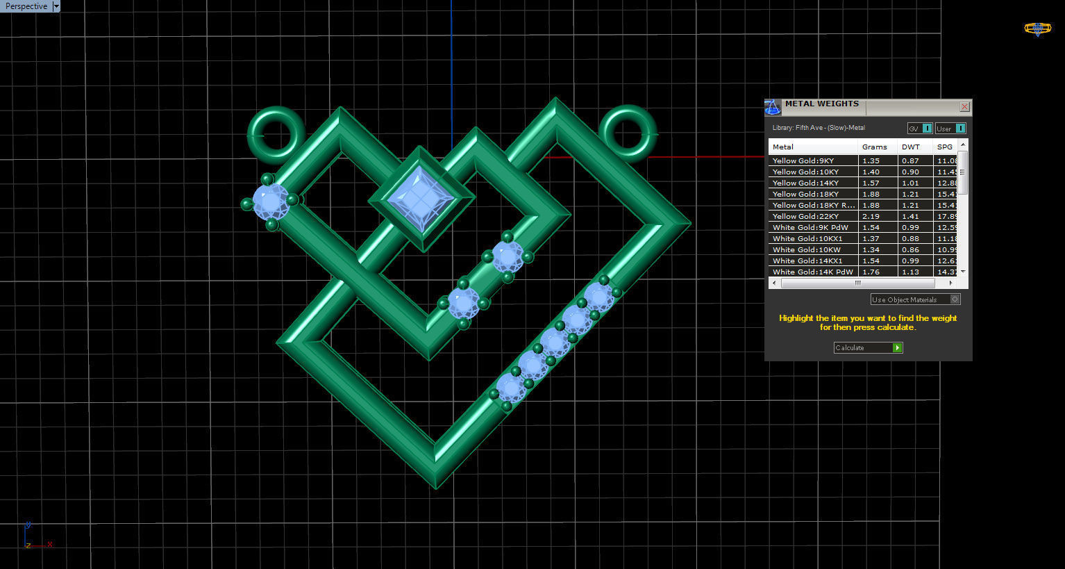 Formluxe with Prince Diamond and Round Diamonds 3D print model_6