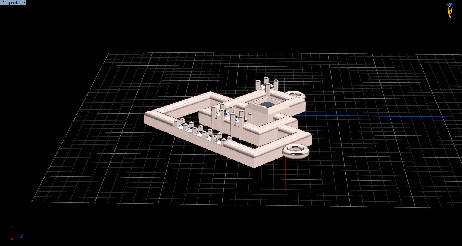 Formluxe with Prince Diamond and Round Diamonds 3D print model_41
