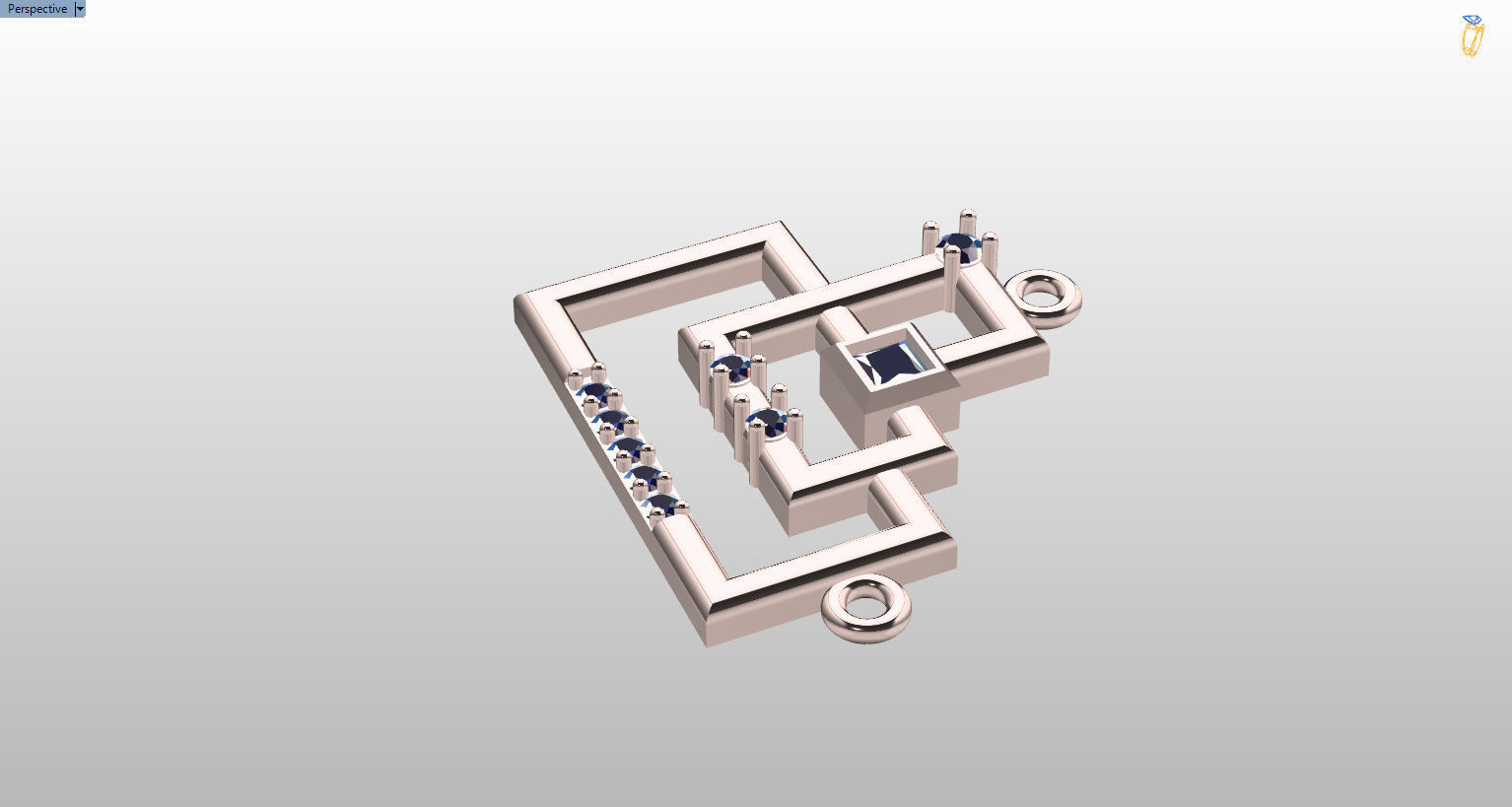 Formluxe with Prince Diamond and Round Diamonds 3D print model_57