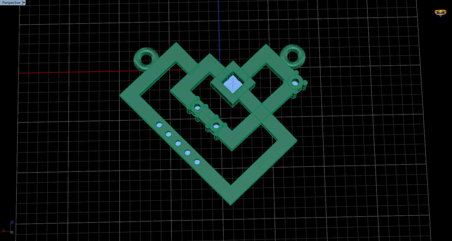 Formluxe with Prince Diamond and Round Diamonds 3D print model_29