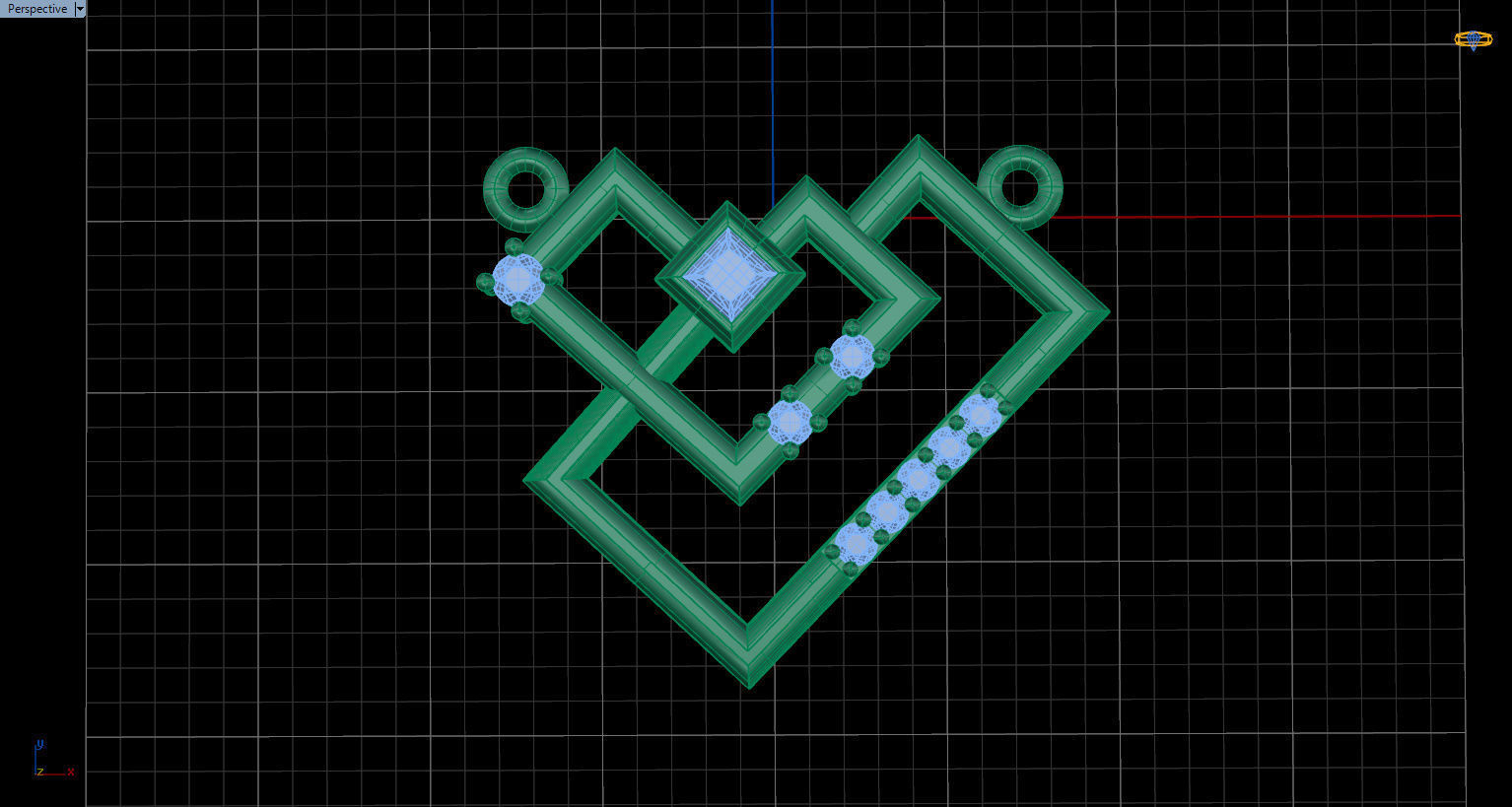 Formluxe with Prince Diamond and Round Diamonds 3D print model_17