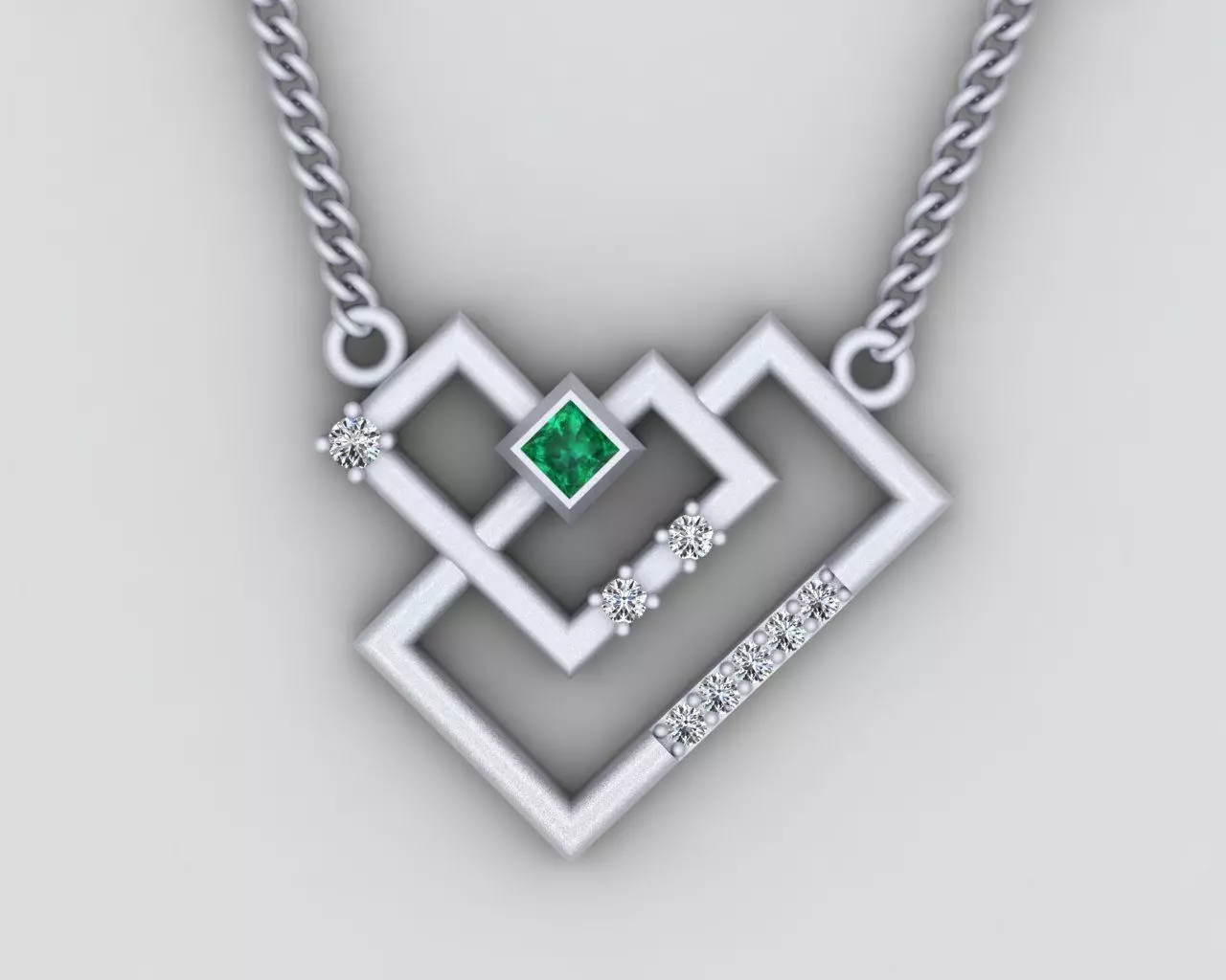 Formluxe with Prince Diamond and Round Diamonds 3D print model_0
