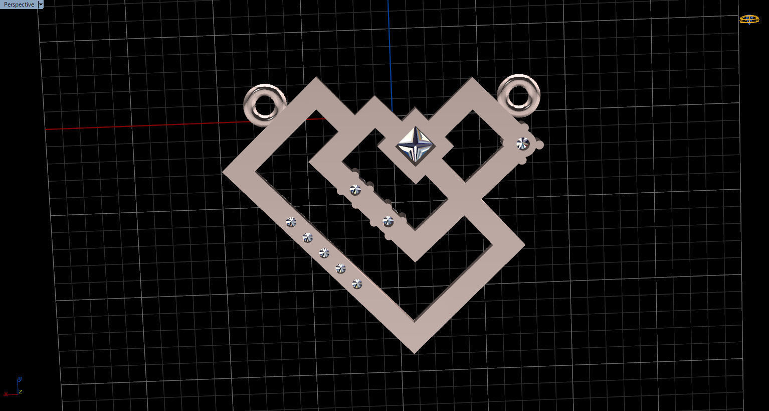 Formluxe with Prince Diamond and Round Diamonds 3D print model_47