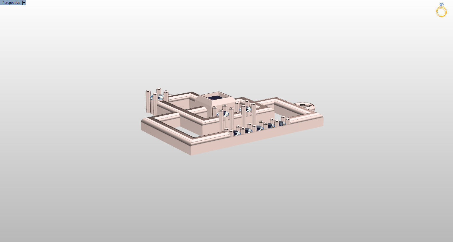 Formluxe with Prince Diamond and Round Diamonds 3D print model_54