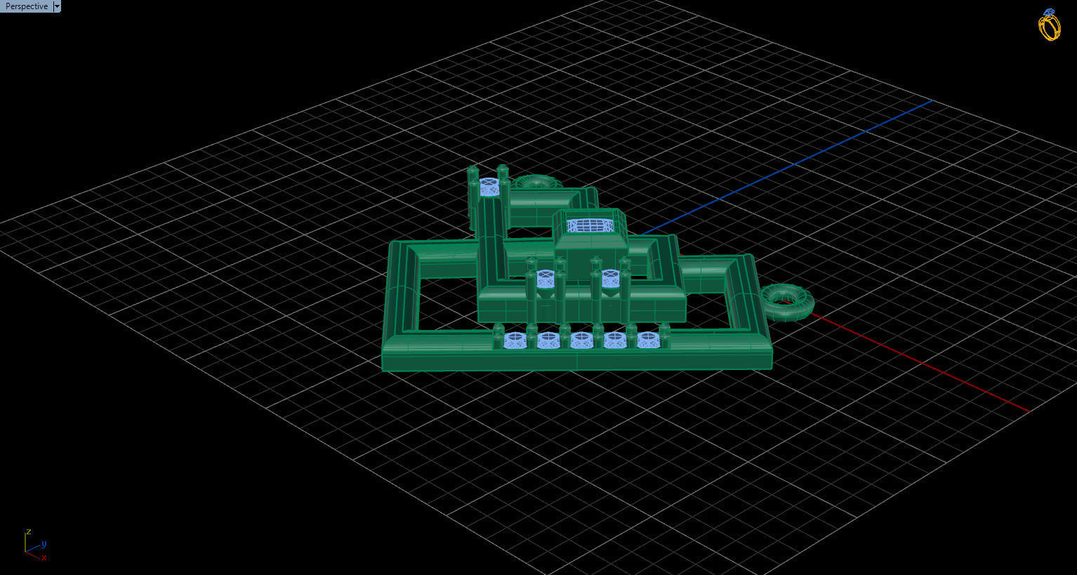 Formluxe with Prince Diamond and Round Diamonds 3D print model_21