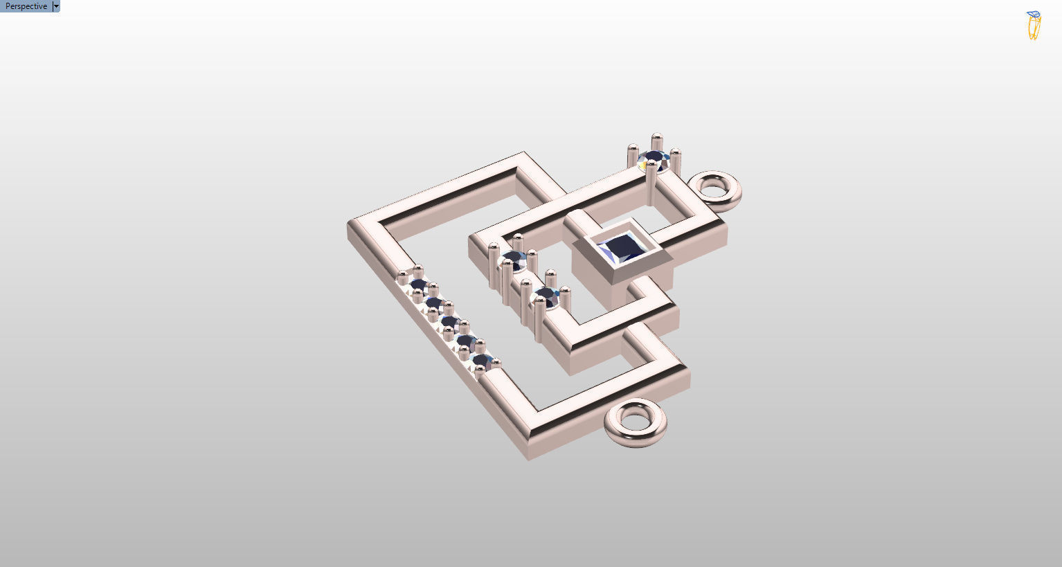 Formluxe with Prince Diamond and Round Diamonds 3D print model_58