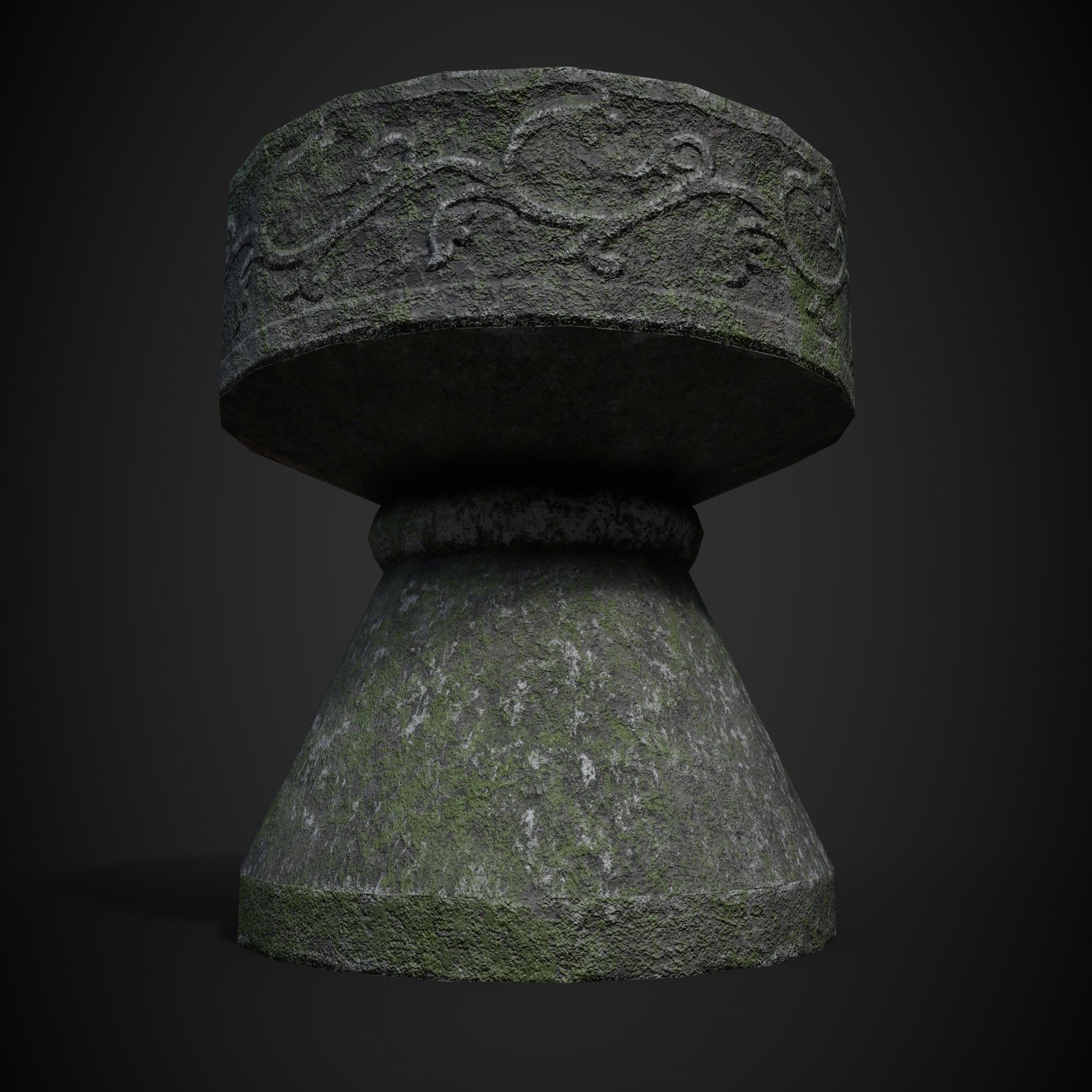 ANCIENT POT LOWPOLY GAME ASSET Low-poly 3D model_4