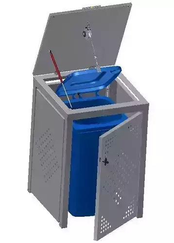 box-for-garbage-cans 3D print model