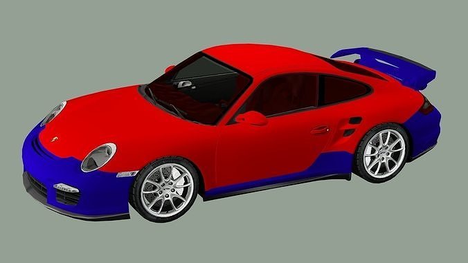 Porsche 911 GT3 Race Car 2018 3D model 3D model