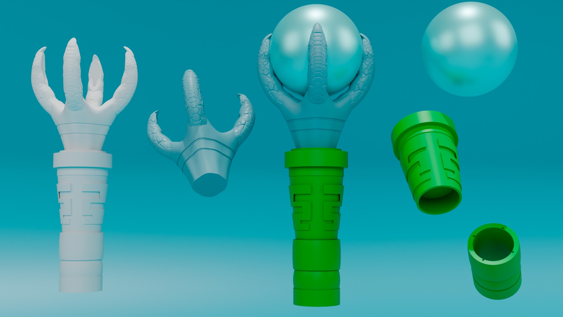 Daffy Duck The Wizzard Helmet Cosplay  3D print model_5