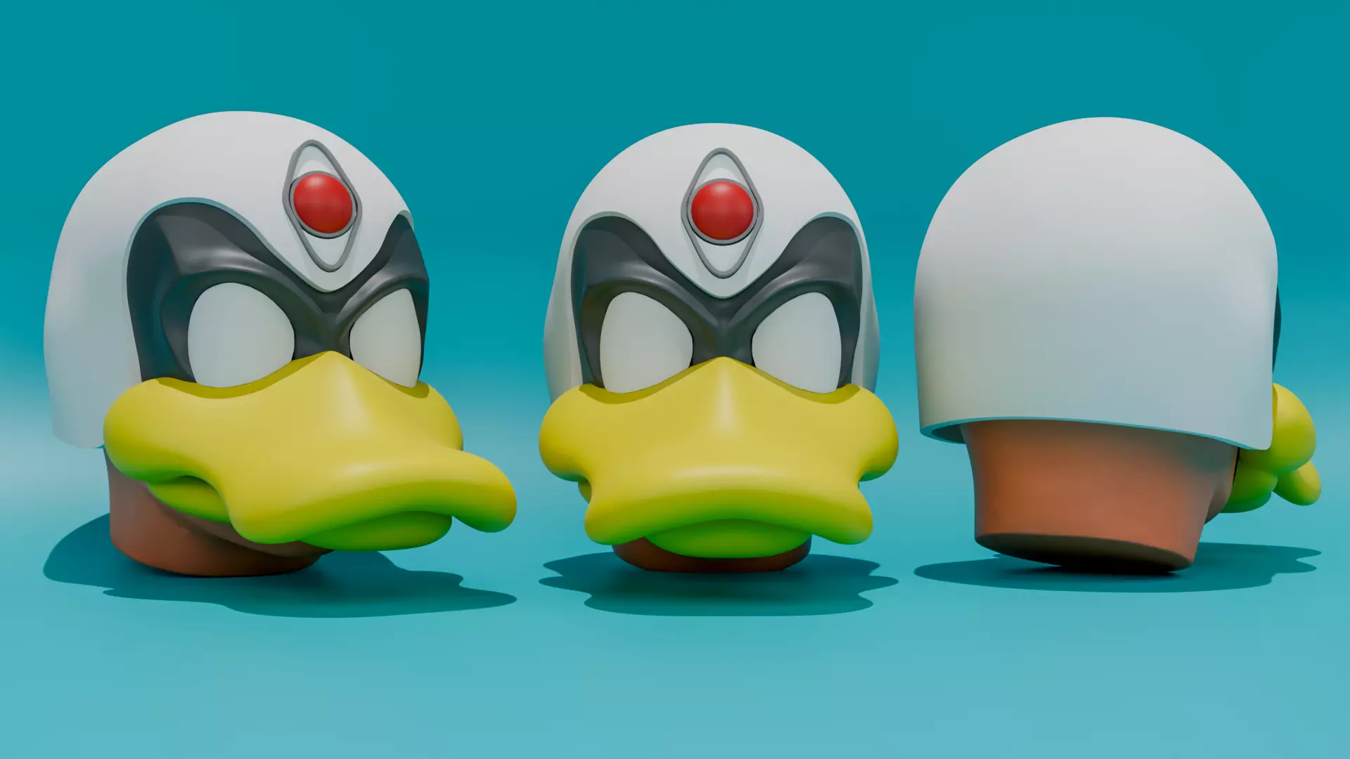 Daffy Duck The Wizzard Helmet Cosplay  3D print model_0