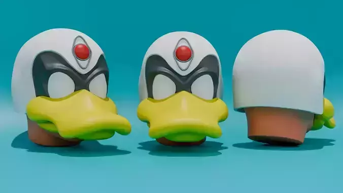 Daffy Duck The Wizzard Helmet Cosplay  3D print model