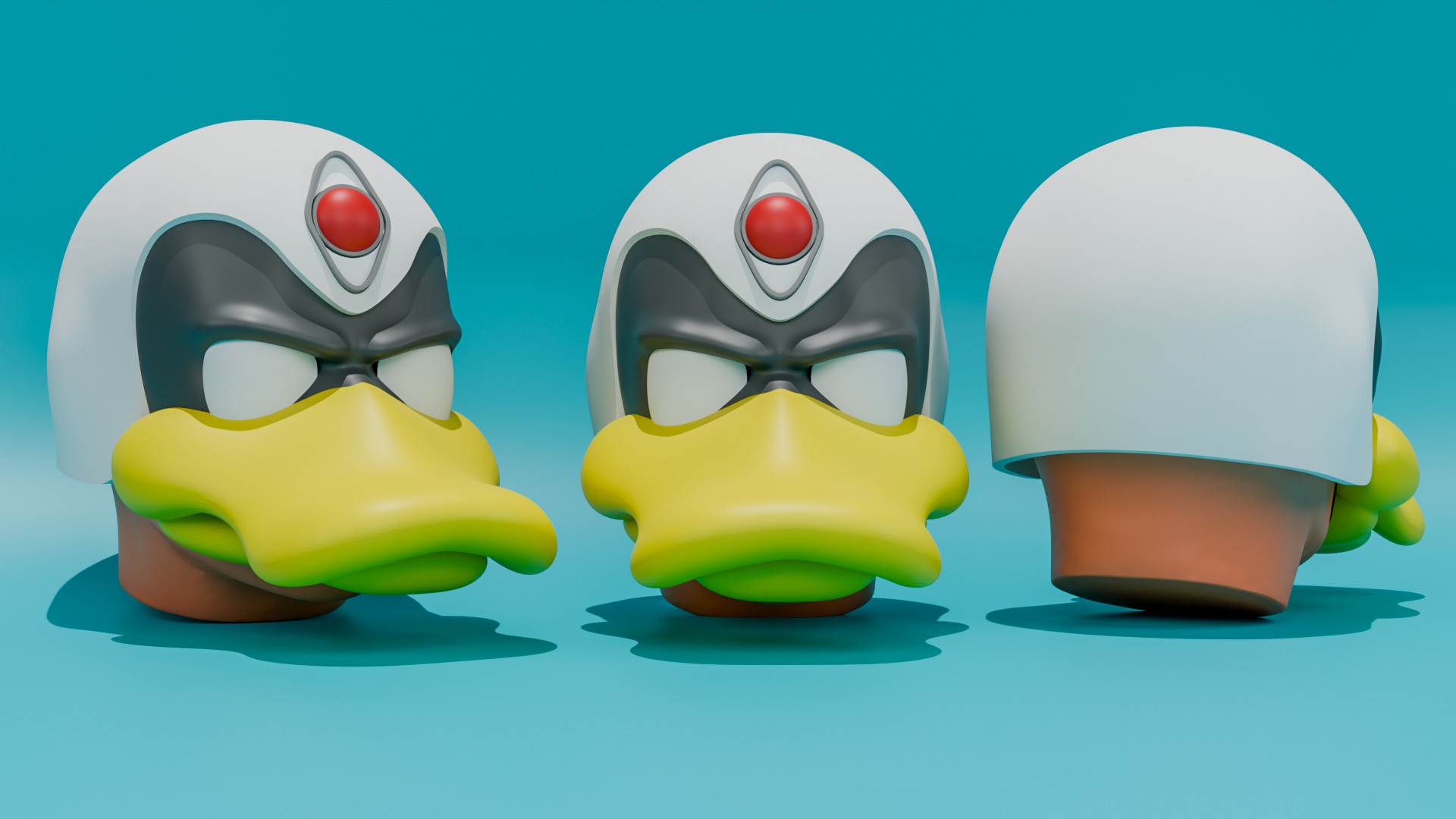 Daffy Duck The Wizzard Helmet Cosplay  3D print model_1