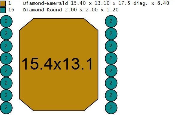 Man Signet Ring With Emerald 3D print model_8
