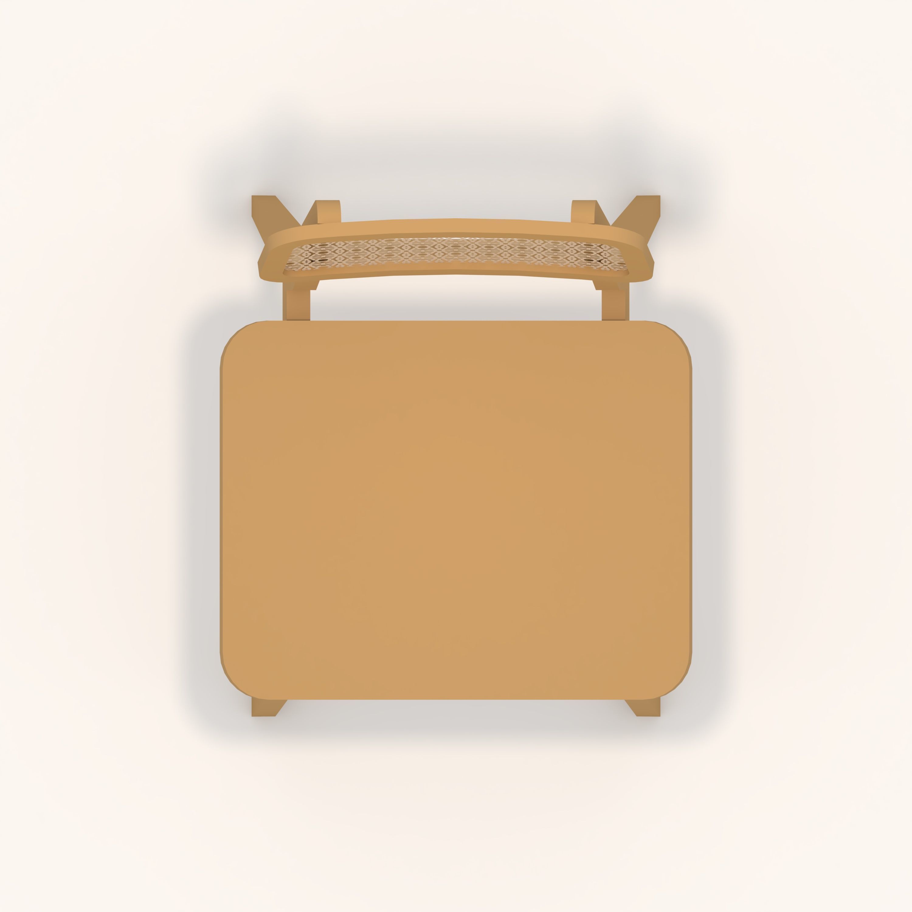 Chair 1 Low-poly 3D model_12