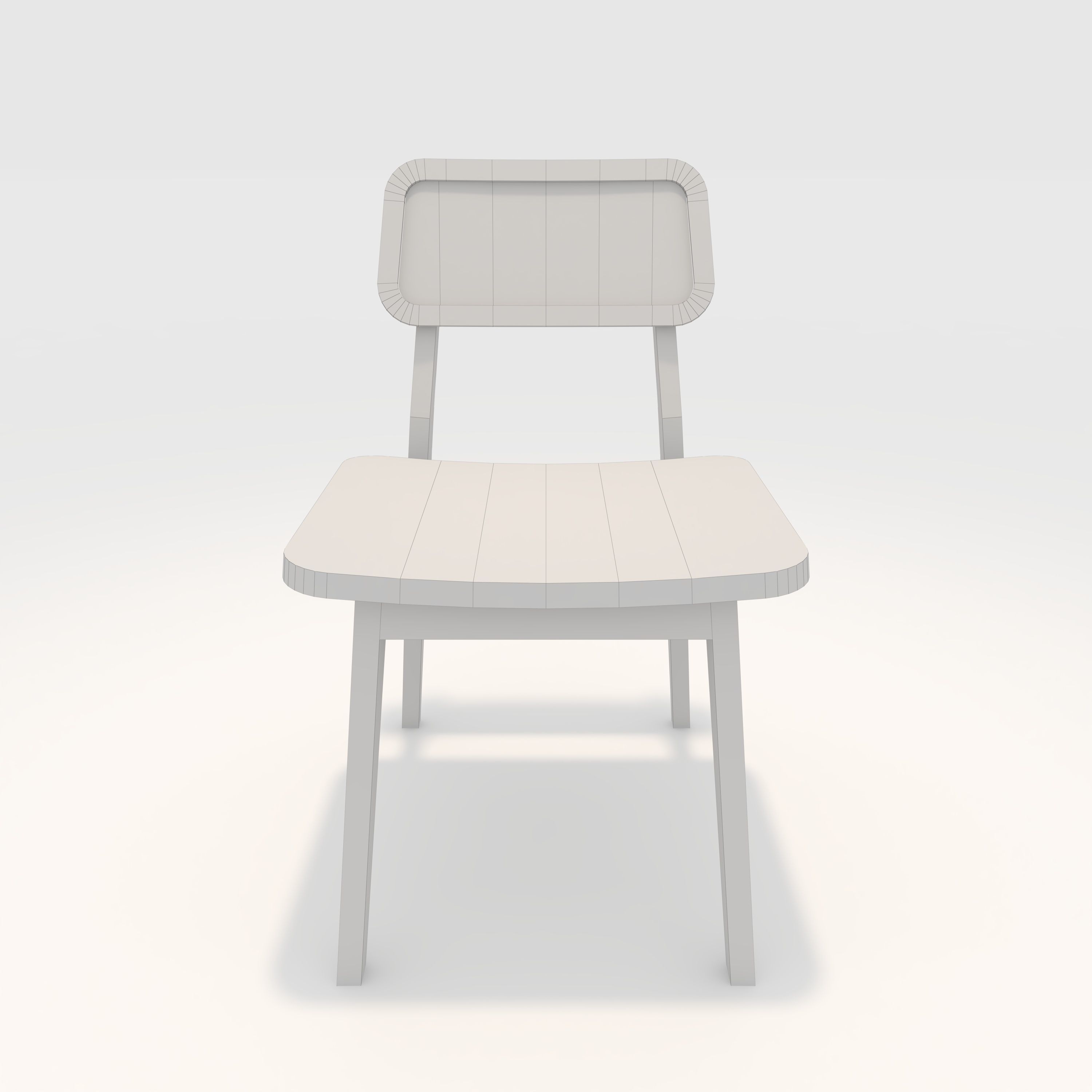 Chair 1 Low-poly 3D model_3