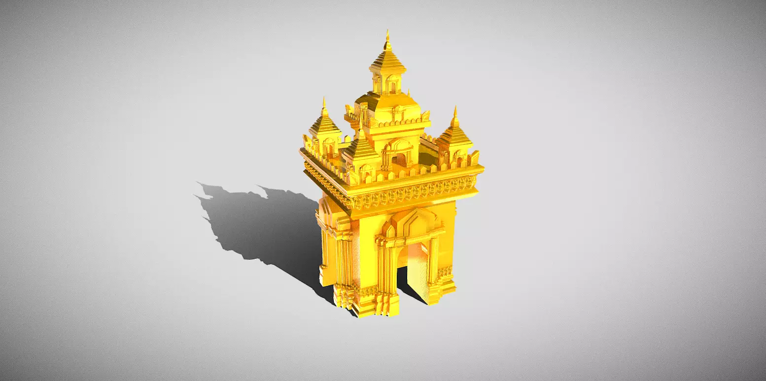 Patuxay Laos - v2 3D print model