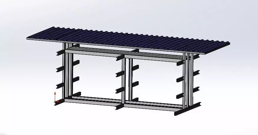 material rack design 3D print model