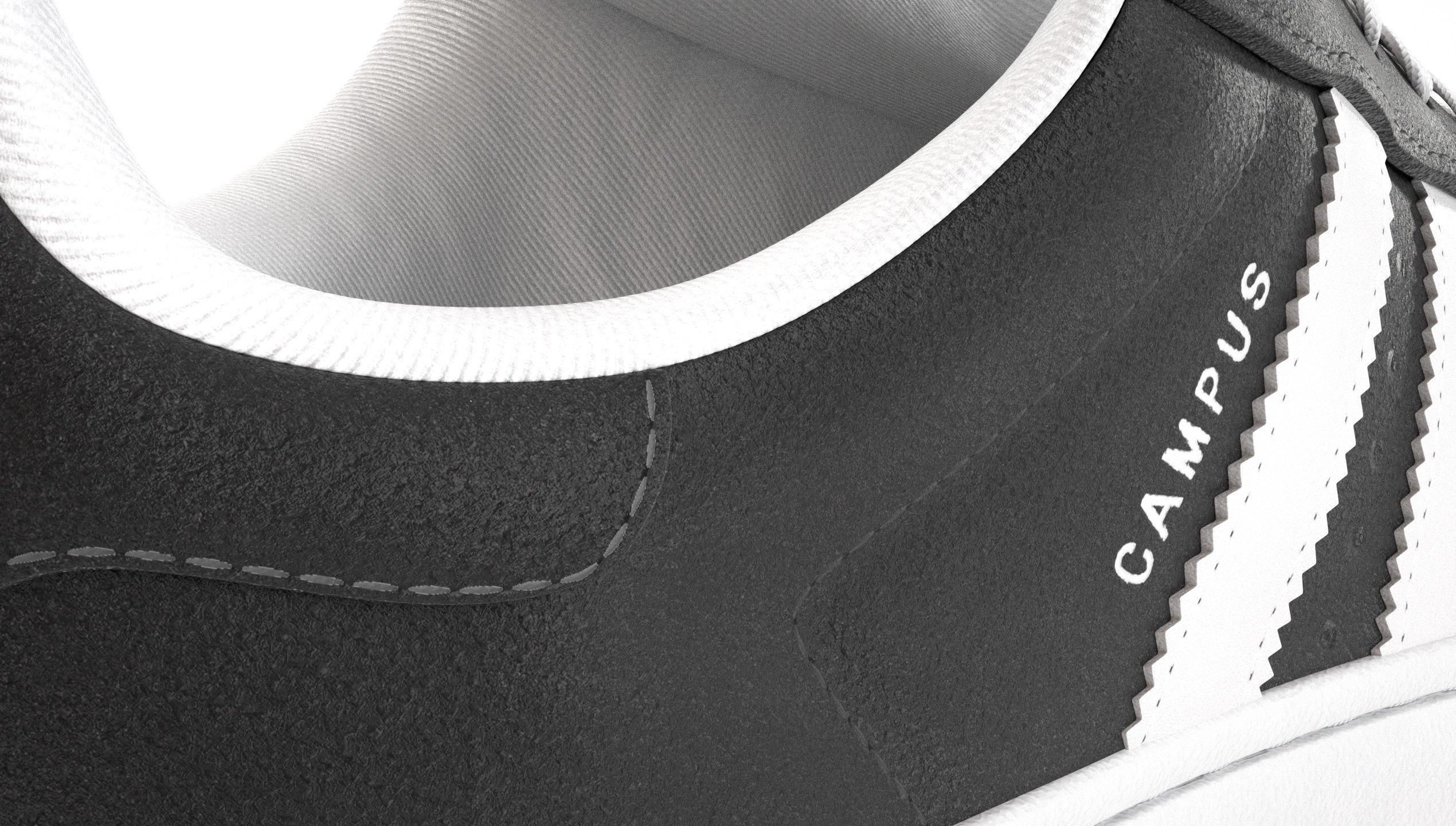 Adidas Campus 00s Suede Pack 1  Low-poly 3D model_19