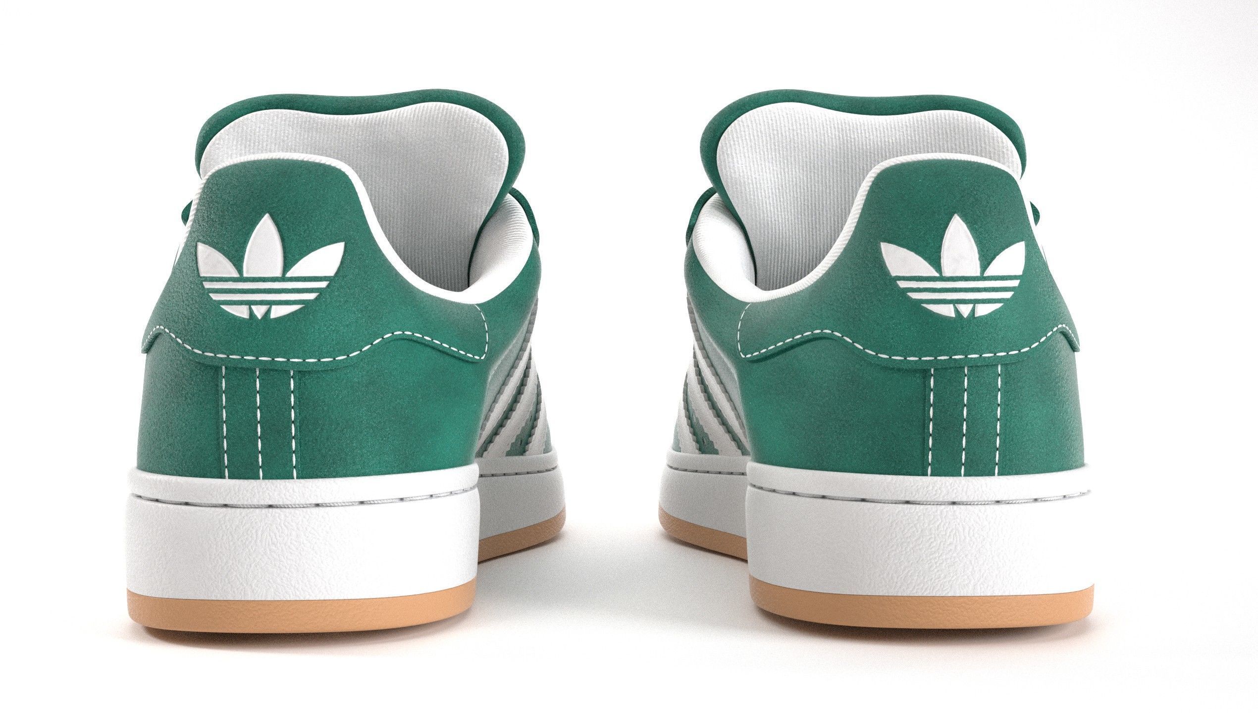 Adidas Campus 00s Suede Pack 1  Low-poly 3D model_22