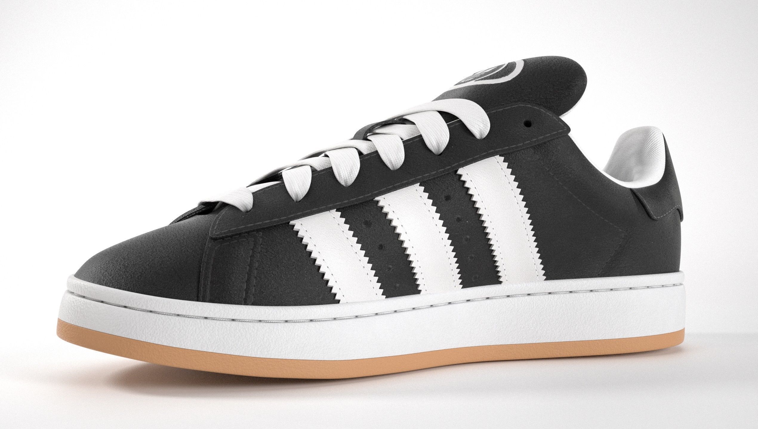 Adidas Campus 00s Suede Pack 1  Low-poly 3D model_13