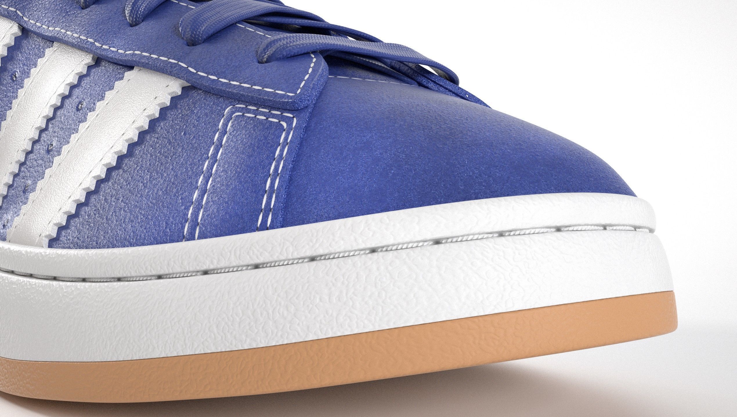 Adidas Campus 00s Suede Pack 1  Low-poly 3D model_17