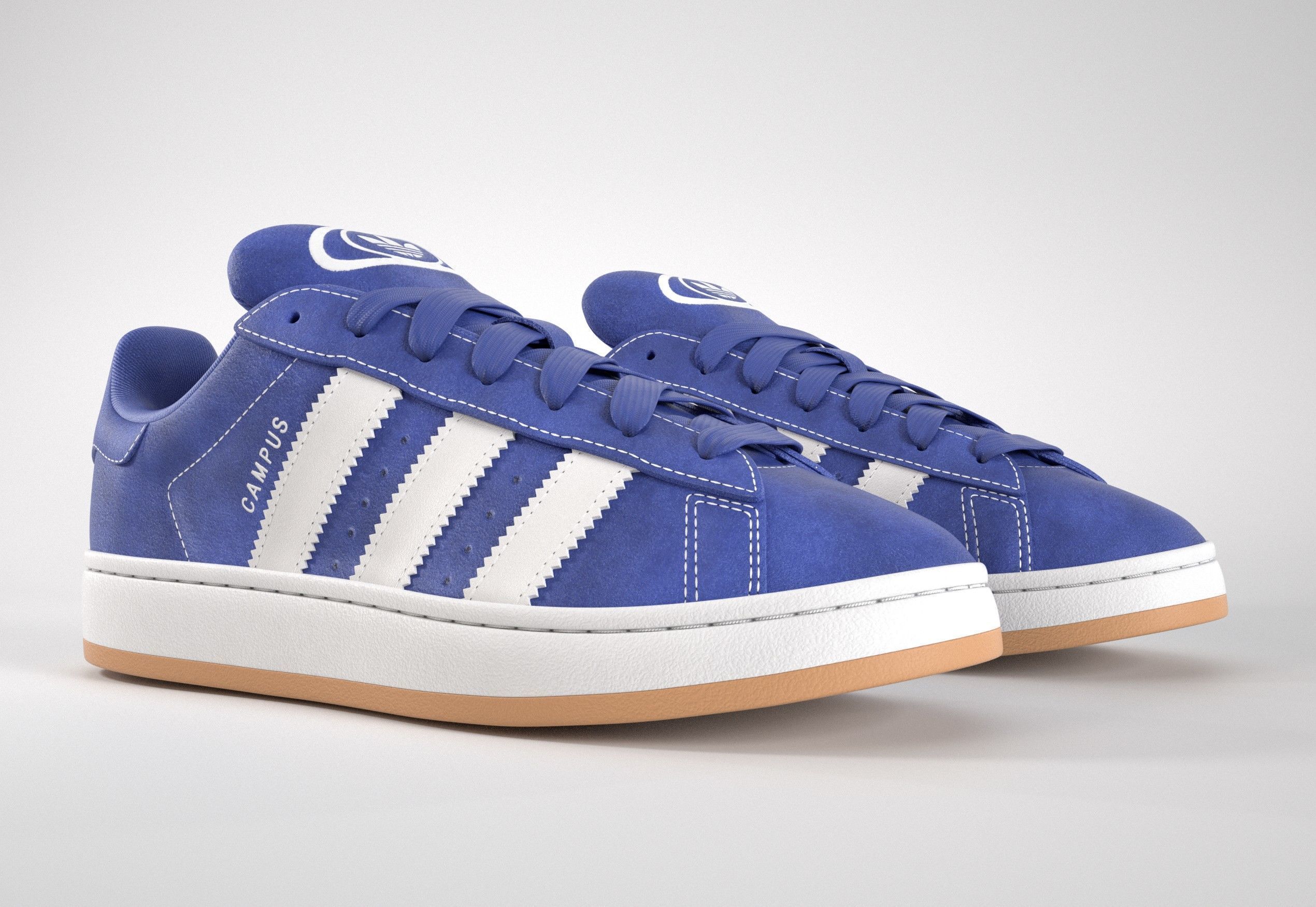 Adidas Campus 00s Suede Pack 1  Low-poly 3D model_44