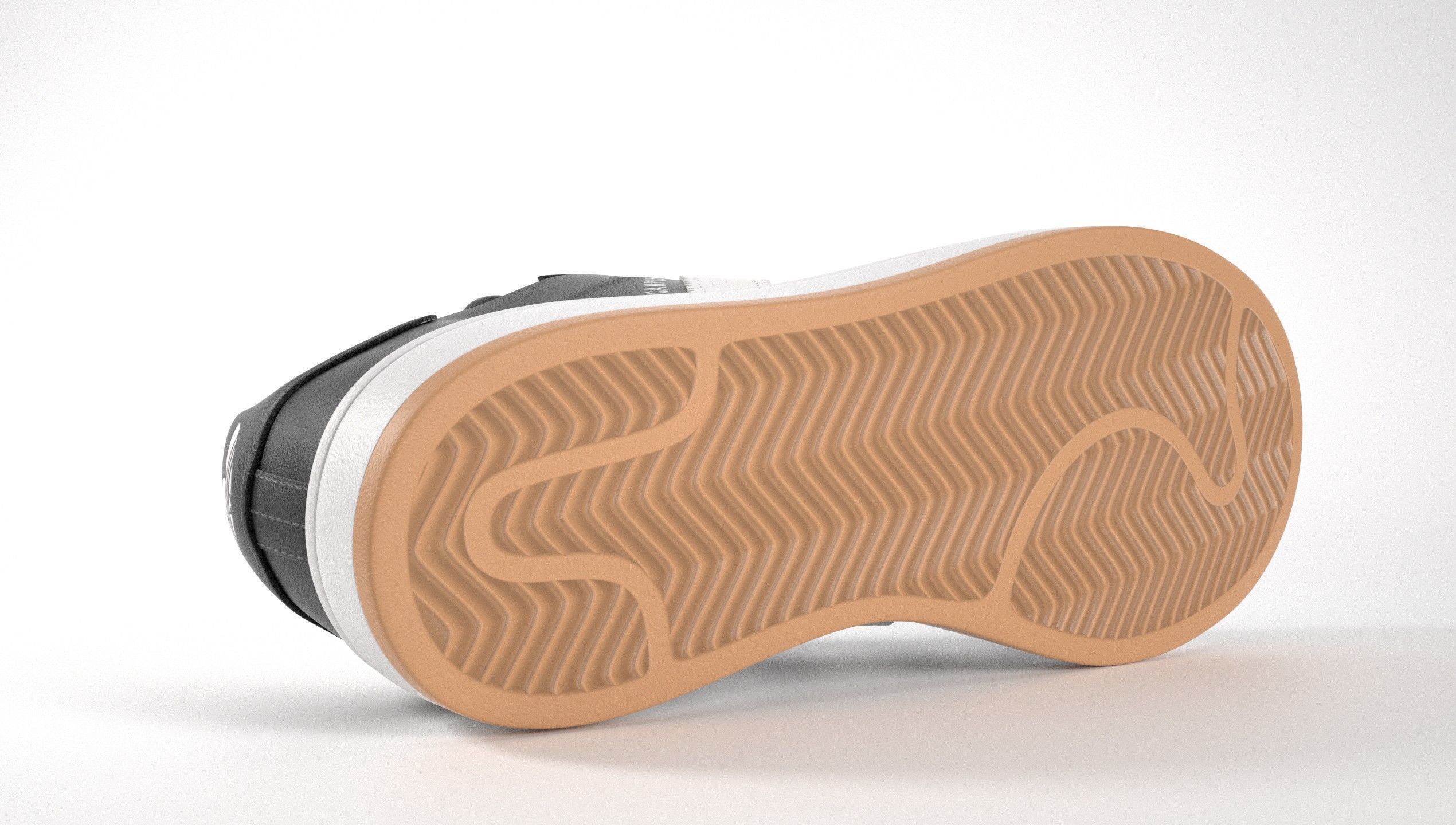 Adidas Campus 00s Suede Pack 1  Low-poly 3D model_18