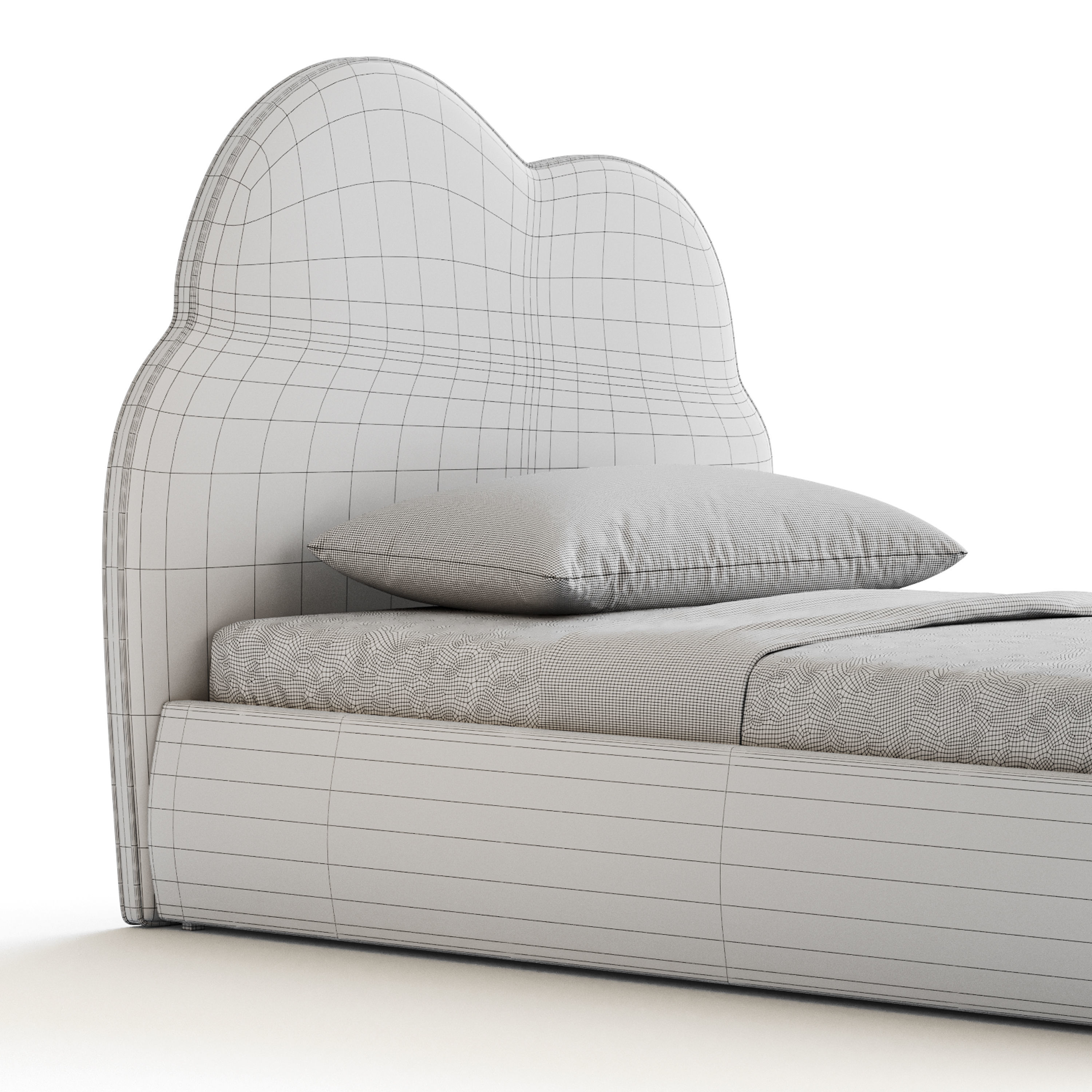 Children is bed Cloud 3D model_14