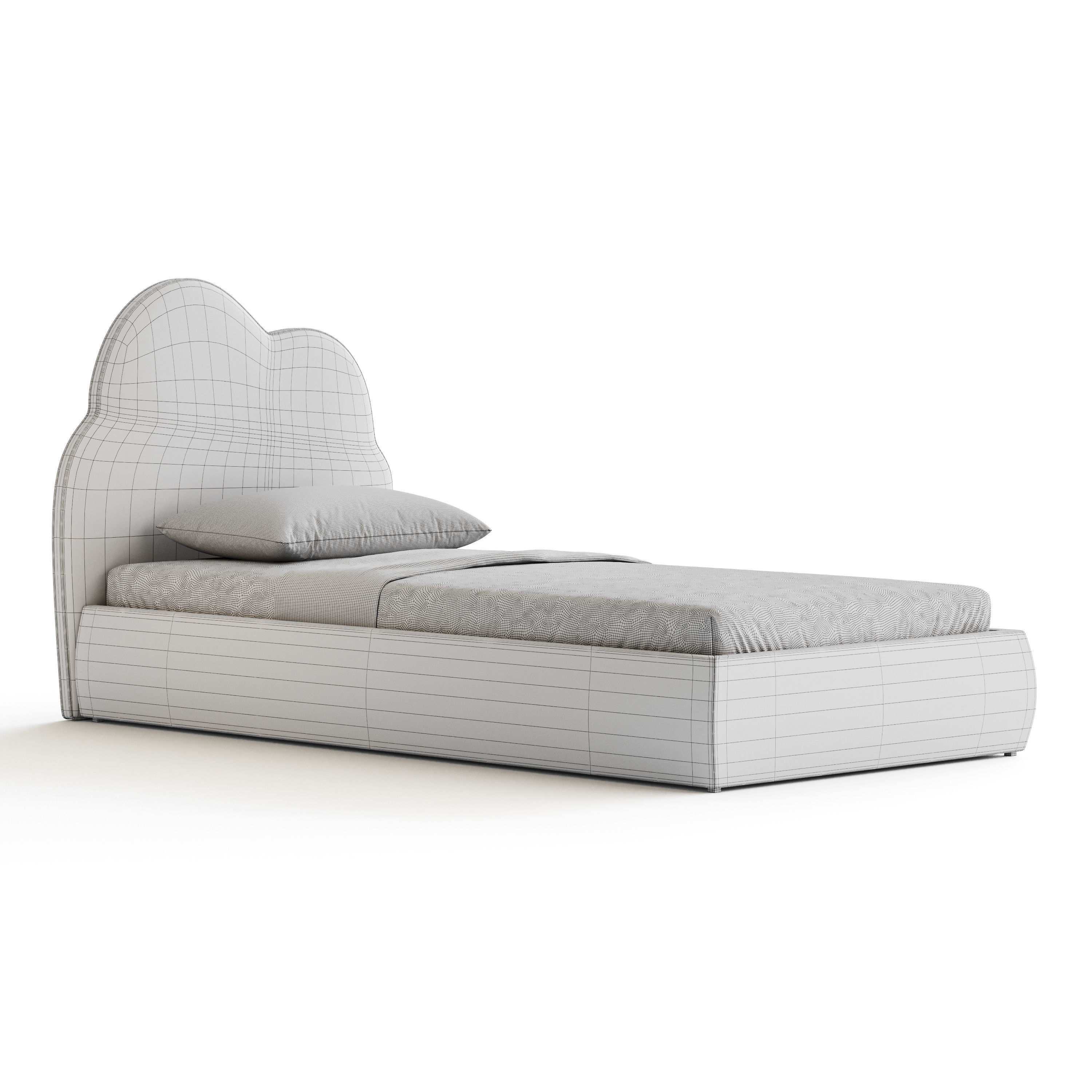 Children is bed Cloud 3D model_13