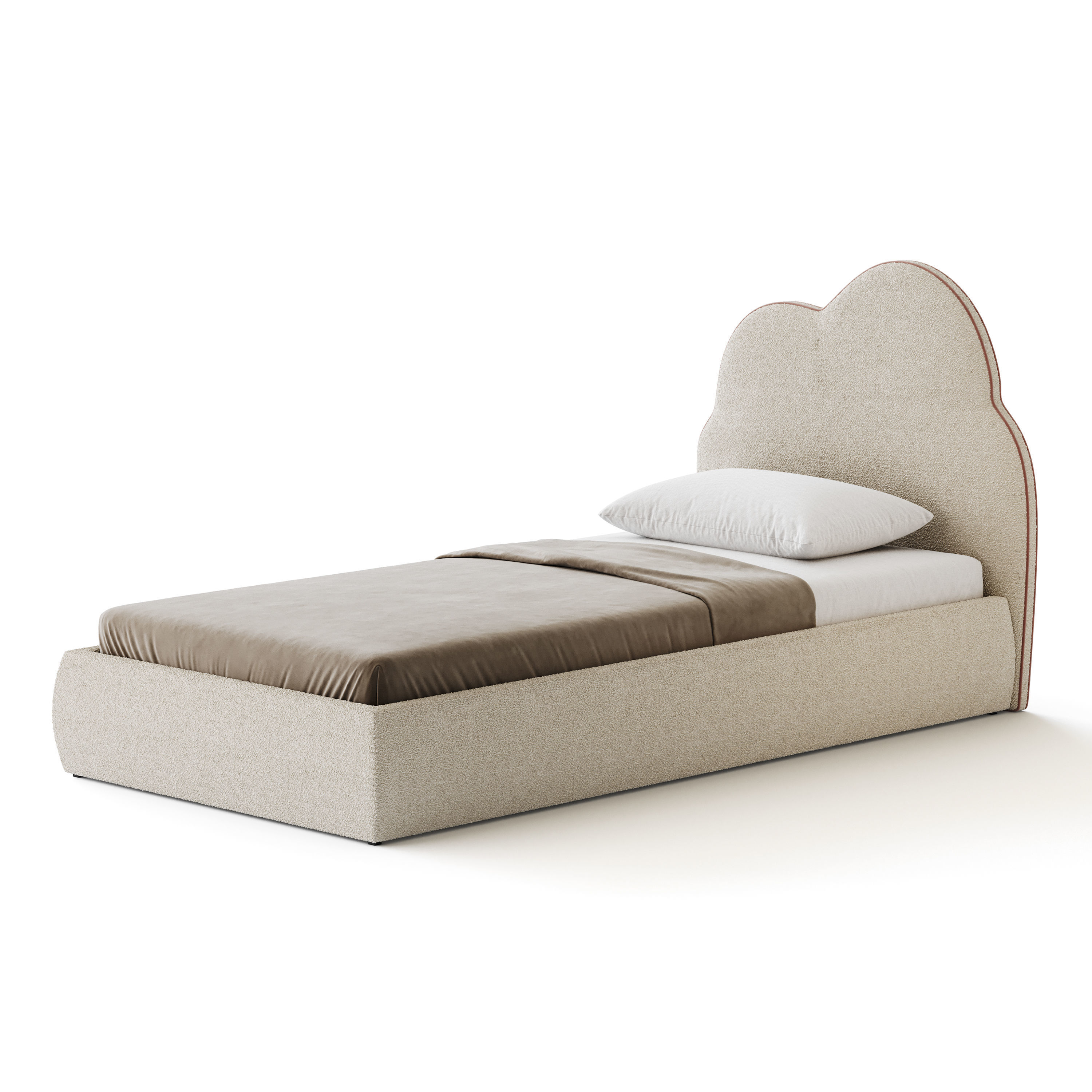 Children is bed Cloud 3D model_7