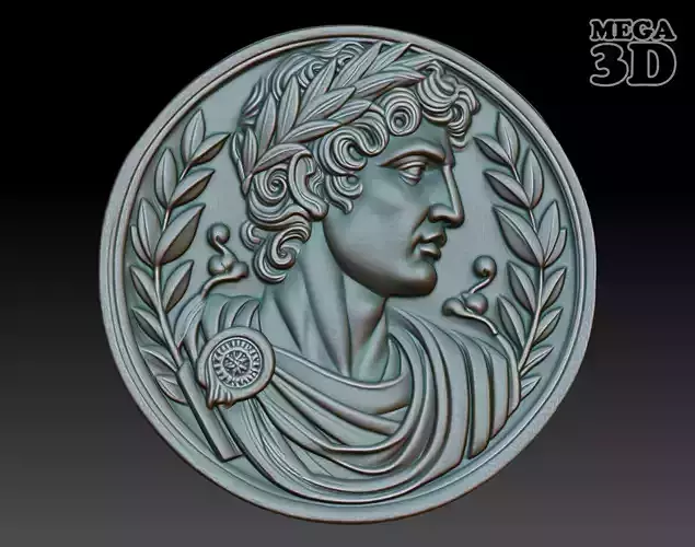 Roman King basrelief 16 240928