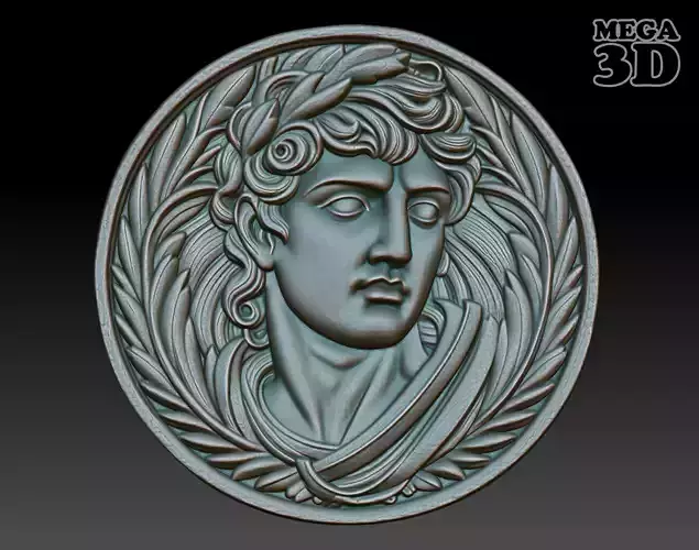 Roman King basrelief 12 240928