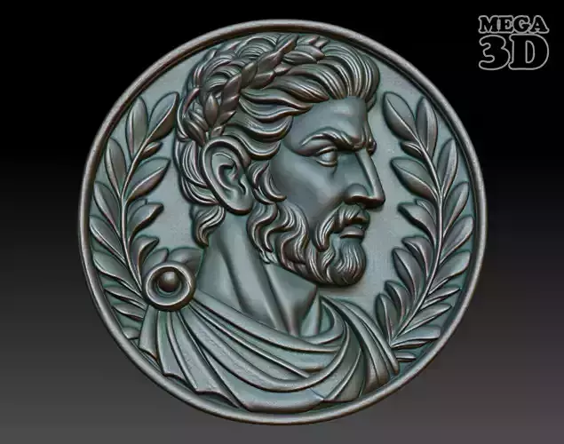 Roman King basrelief 11 240928